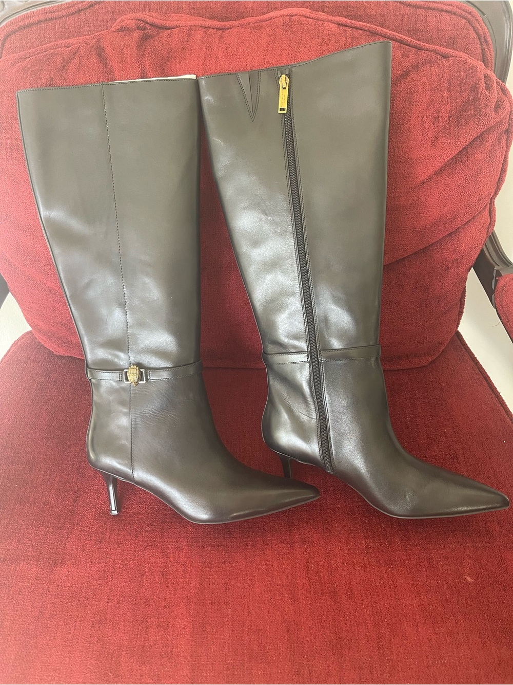 Kurt Geiger Black Leather Boots